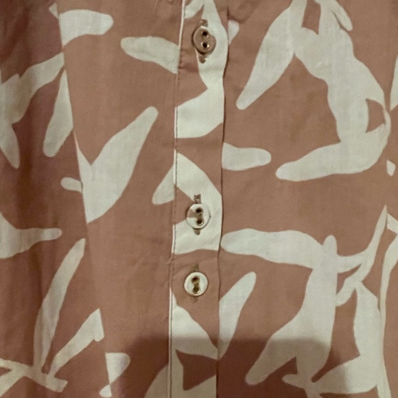 NWT mirth caftans Vienna caftan in desert sand leaf print - Picture 4 of 6